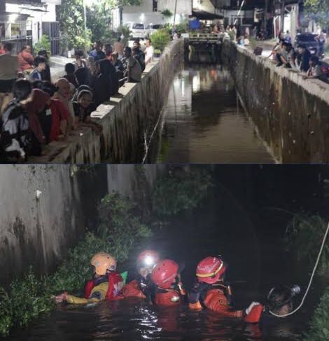 Main Hujan-hujanan, Bocah 8 Tahun Hanyut di Selokan Pamulang